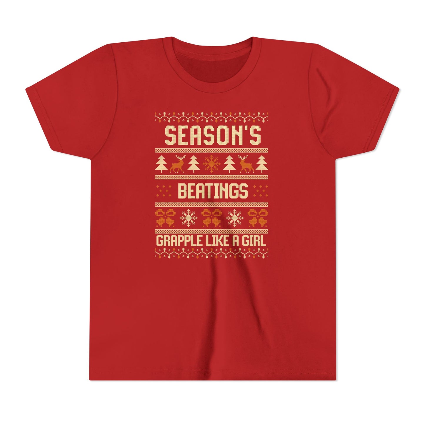 Grapple like a Girl Youth Short Sleeve Tee - Season’s Beatings *Limited Edition*