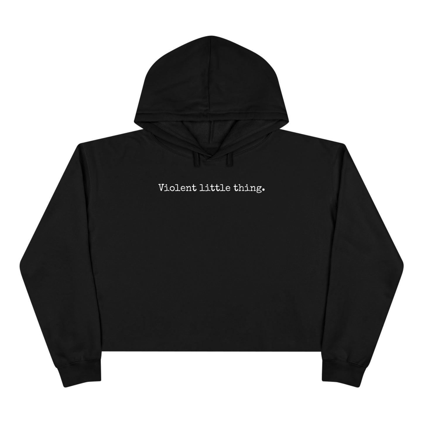 Grapple like a Girl Cropped Hoodie - Violent little thing