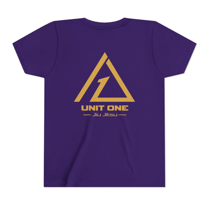 Custom Unisex Unit One T-Shirt - Youth, Gold Logo
