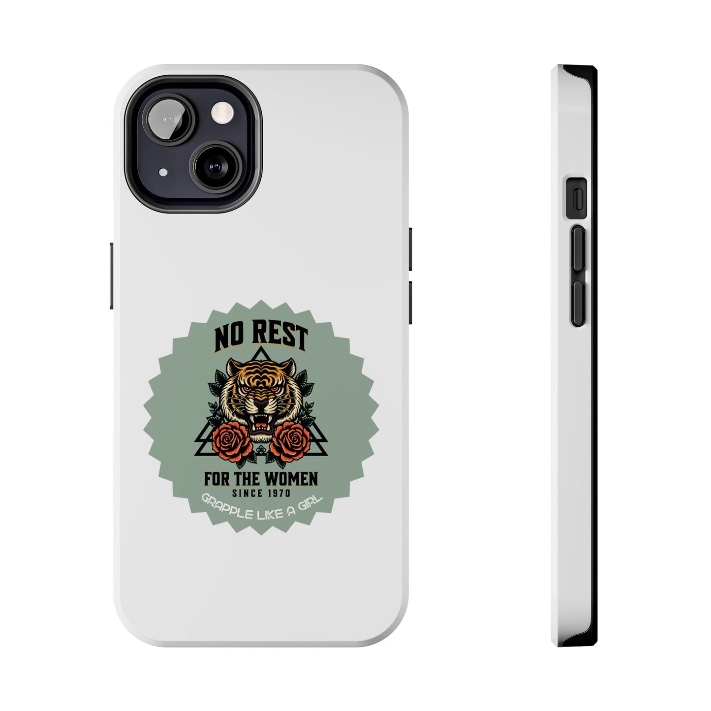 Women's BJJ No Rest for the Women Tough iPhone Cases