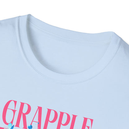 Women's Jiu Jitsu Grapple like a Girl BJJ Unisex Softstyle T-Shirt - Blossoms