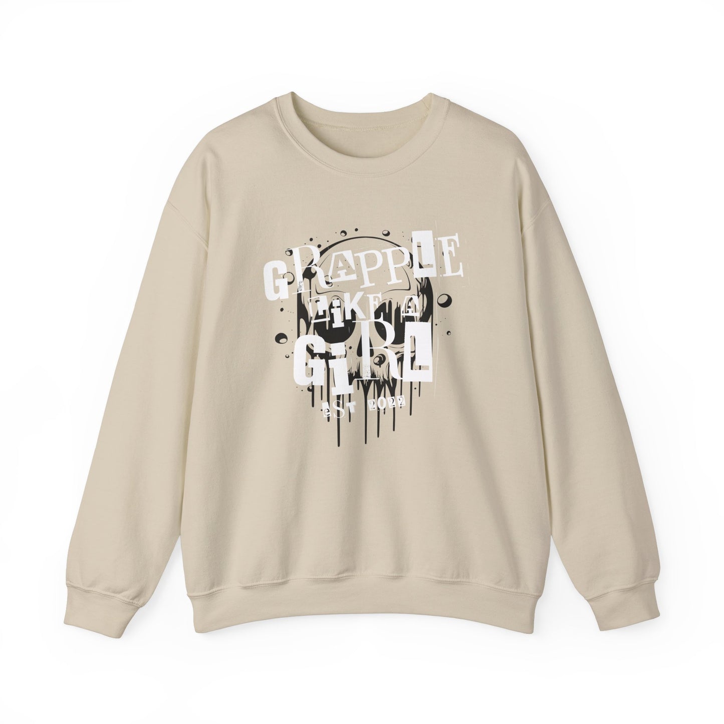 Women's BJJ Grapple Like a Girl Crewneck Sweater