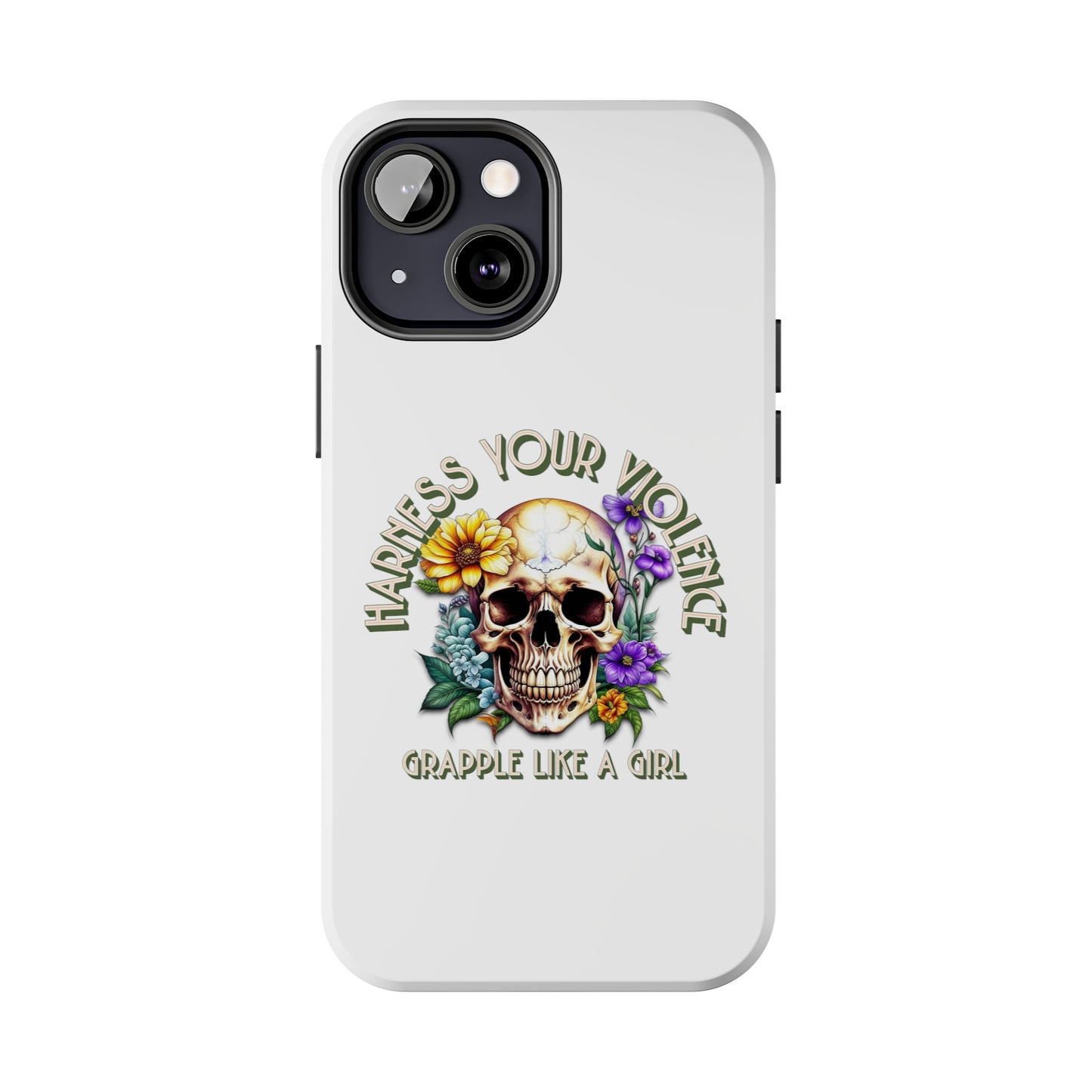 Women's BJJ Harness Your Violence Jiu Jitsu Tough iPhone Cases