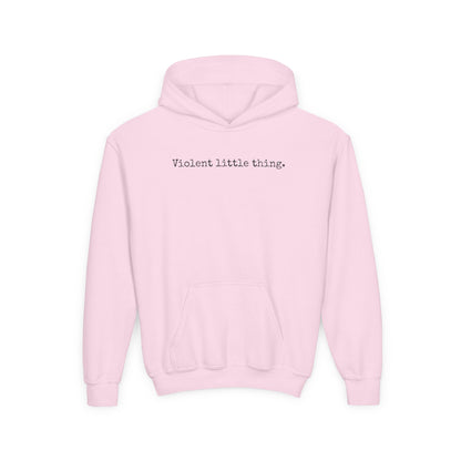Youth Grapple like a Girl BJJ Skull Jiu Jitsu Hoodie - Violent little thing.