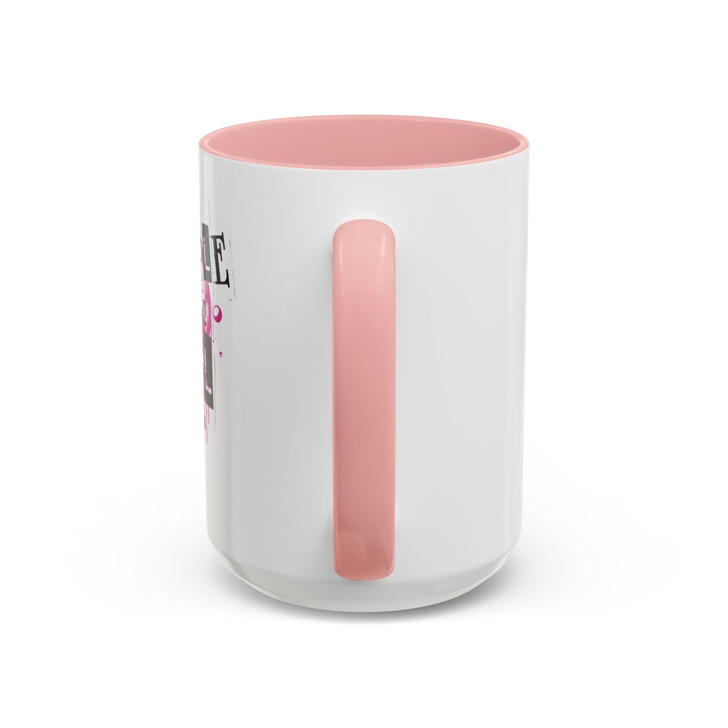 Grapple Like a Girl Accent Coffee Mug