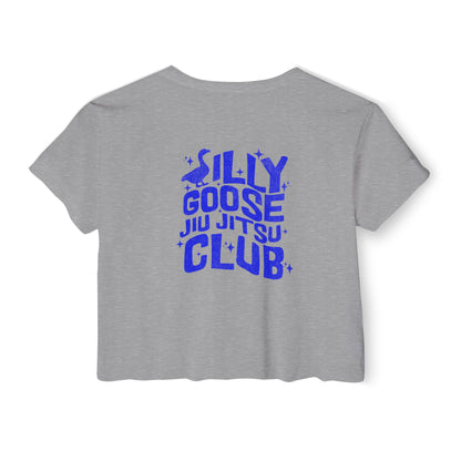 Grapple like a Girl Crop Top - Silly Goose Jiu Jitsu Club