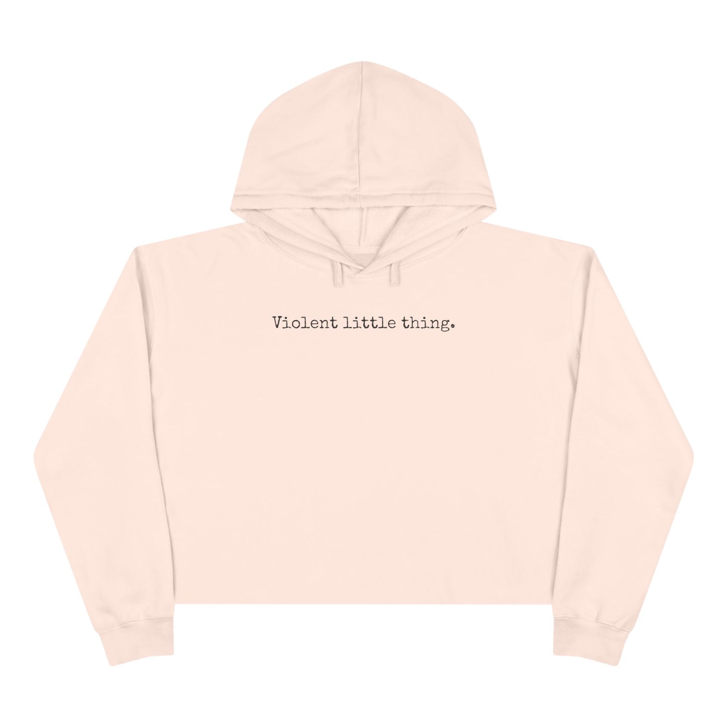 Grapple like a Girl Cropped Hoodie - Violent little thing
