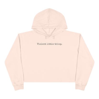 Grapple like a Girl Cropped Hoodie - Violent little thing