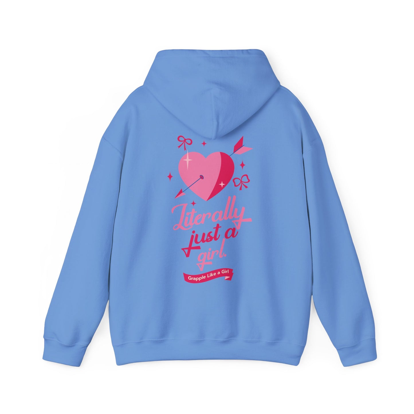 Grapple like a Girl Jiu Jitsu Hoodie - Literally just a girl.