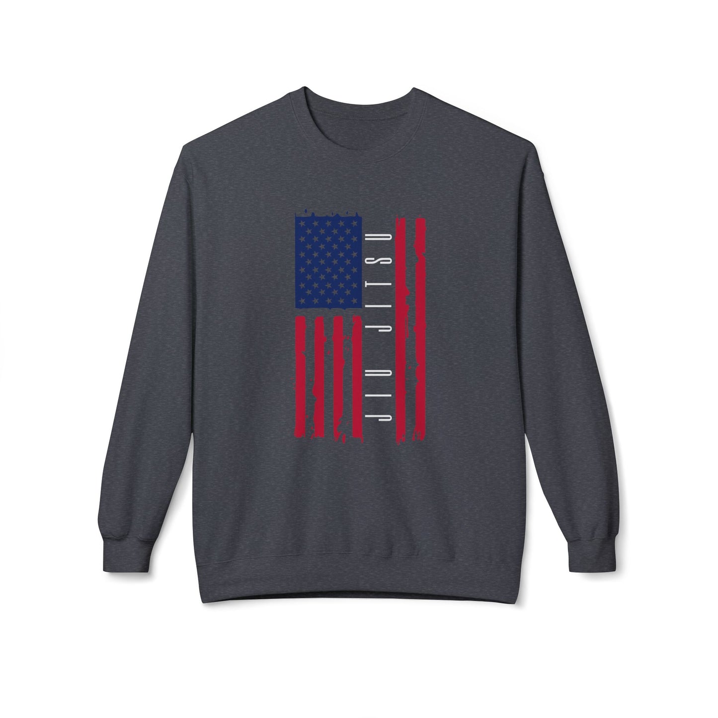 Crewneck Sweatshirt - Jiu Jitsu Flag