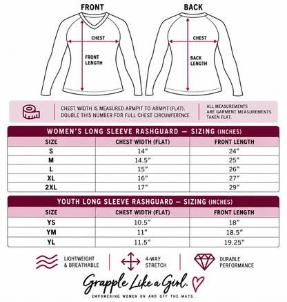 Women's GLG Pretty Dangerous Rashguard - Limited Edition, Preorder