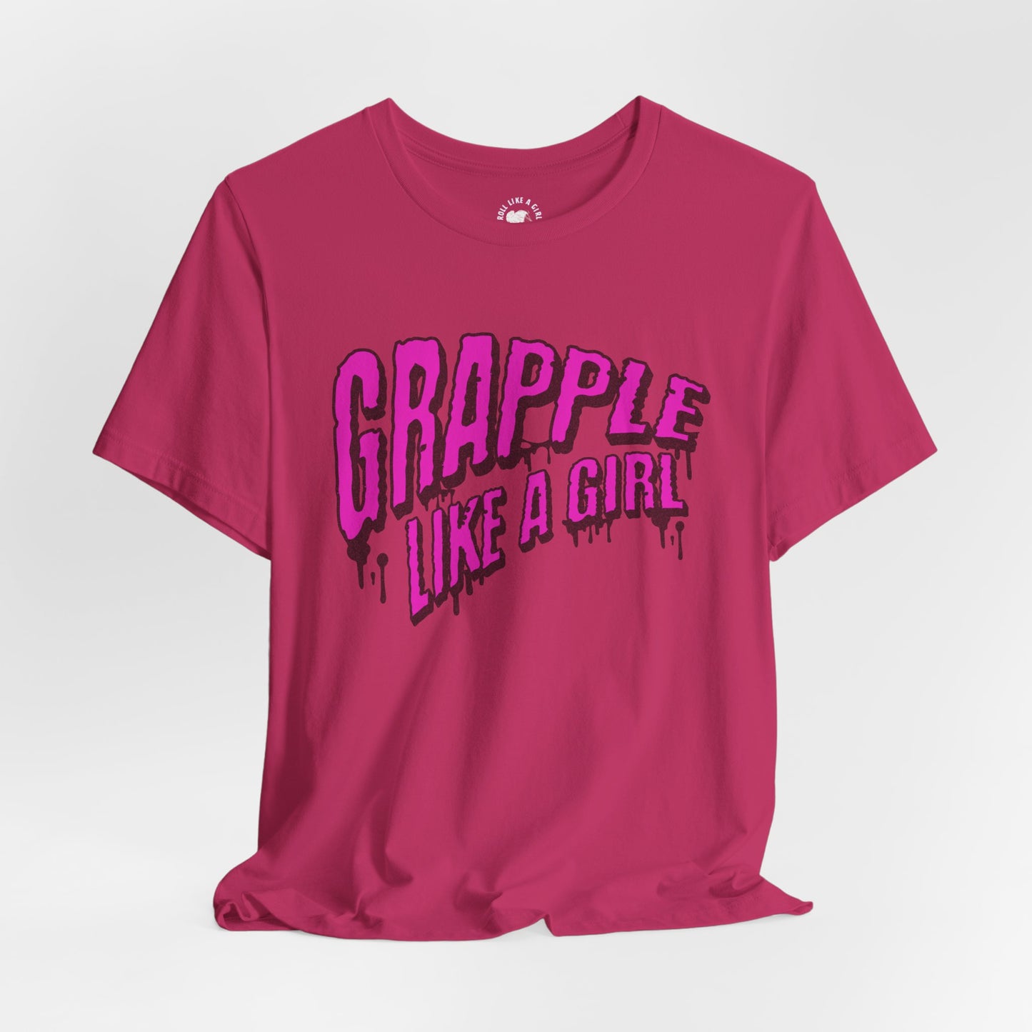 Women's Grapple like a Girl Slime Jiu Jitsu T-shirt