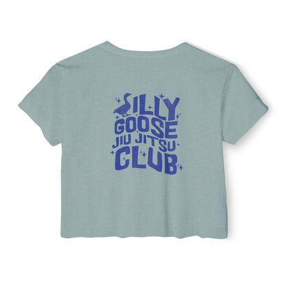 Grapple like a Girl Crop Top - Silly Goose Jiu Jitsu Club