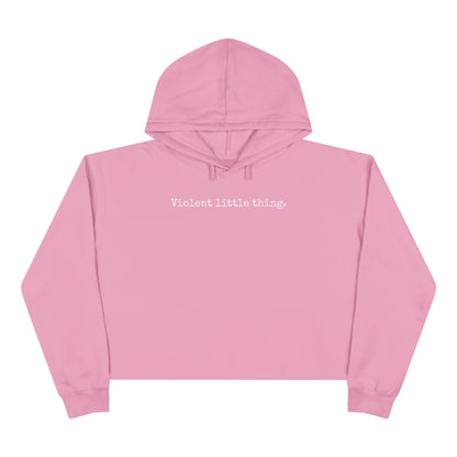 Grapple like a Girl Cropped Hoodie - Violent little thing