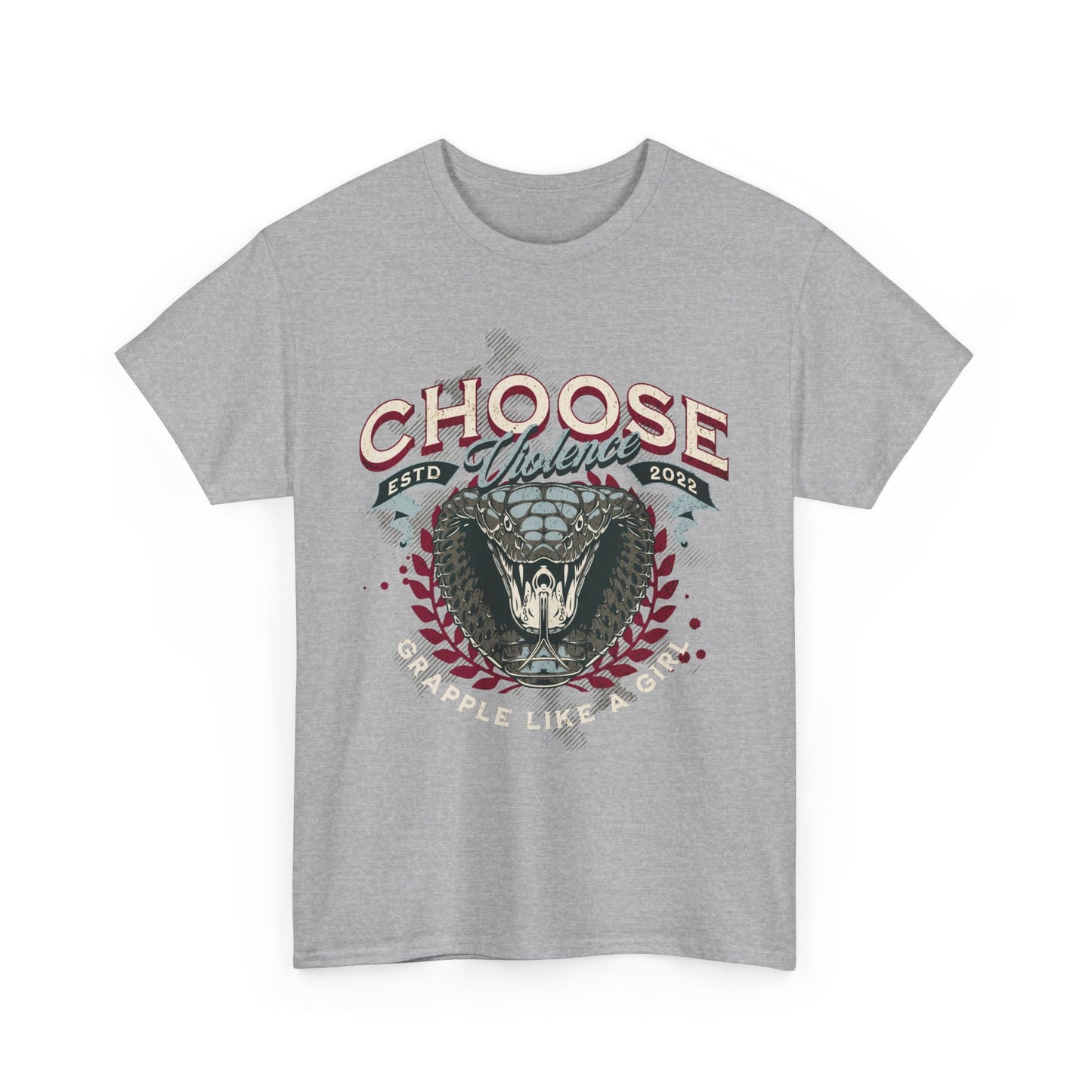 Women's Jiu Jitsu T-Shirt - Choose Violence Cobra