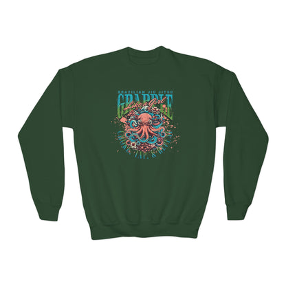 Grapple Like A Girl Youth Crewneck Sweatshirt - Choke, Tap, Repeat
