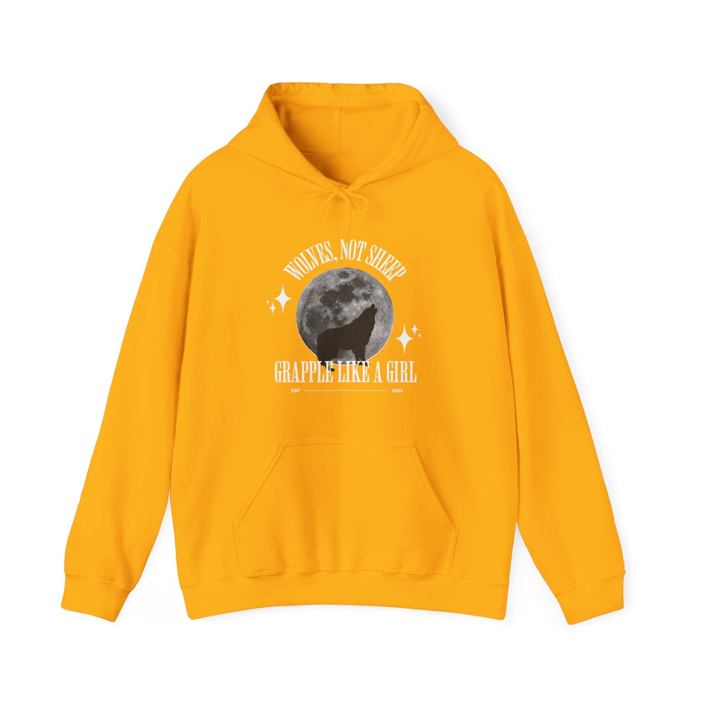 Jiu Jitsu Hoodie - Women's Wolves Not Sheep Design