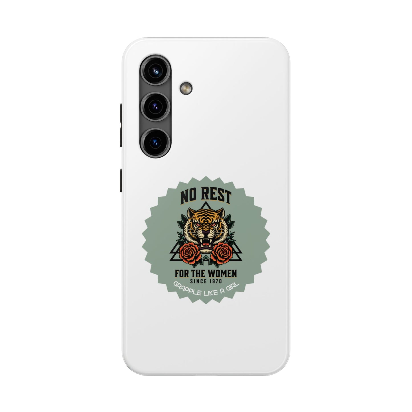 Women's BJJ No Rest for the Women Tough iPhone Cases