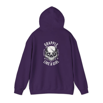 Grapple like a Girl BJJ Hoodie - Violent Little Thing/Skull Logo