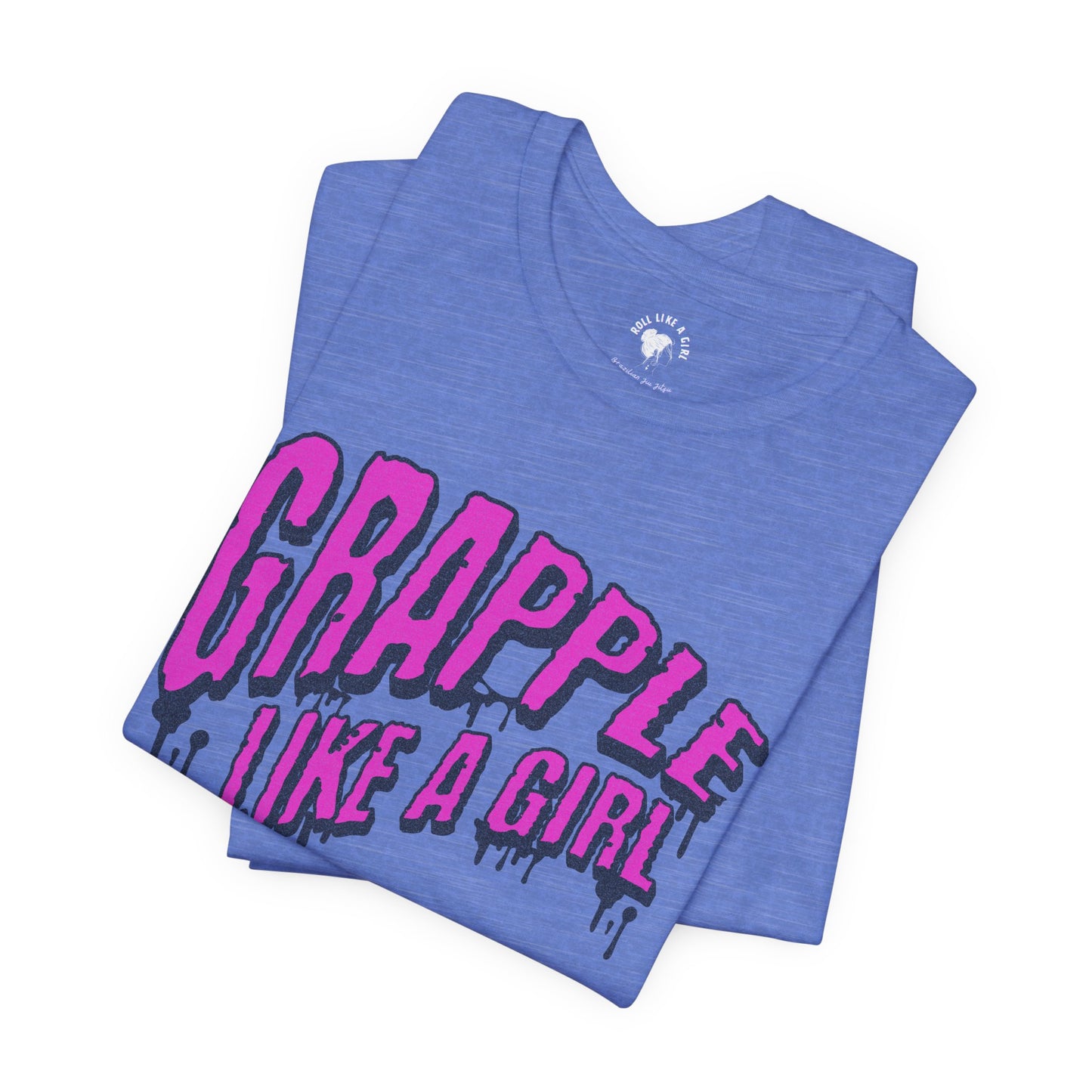 Women's Grapple like a Girl Slime Jiu Jitsu T-shirt