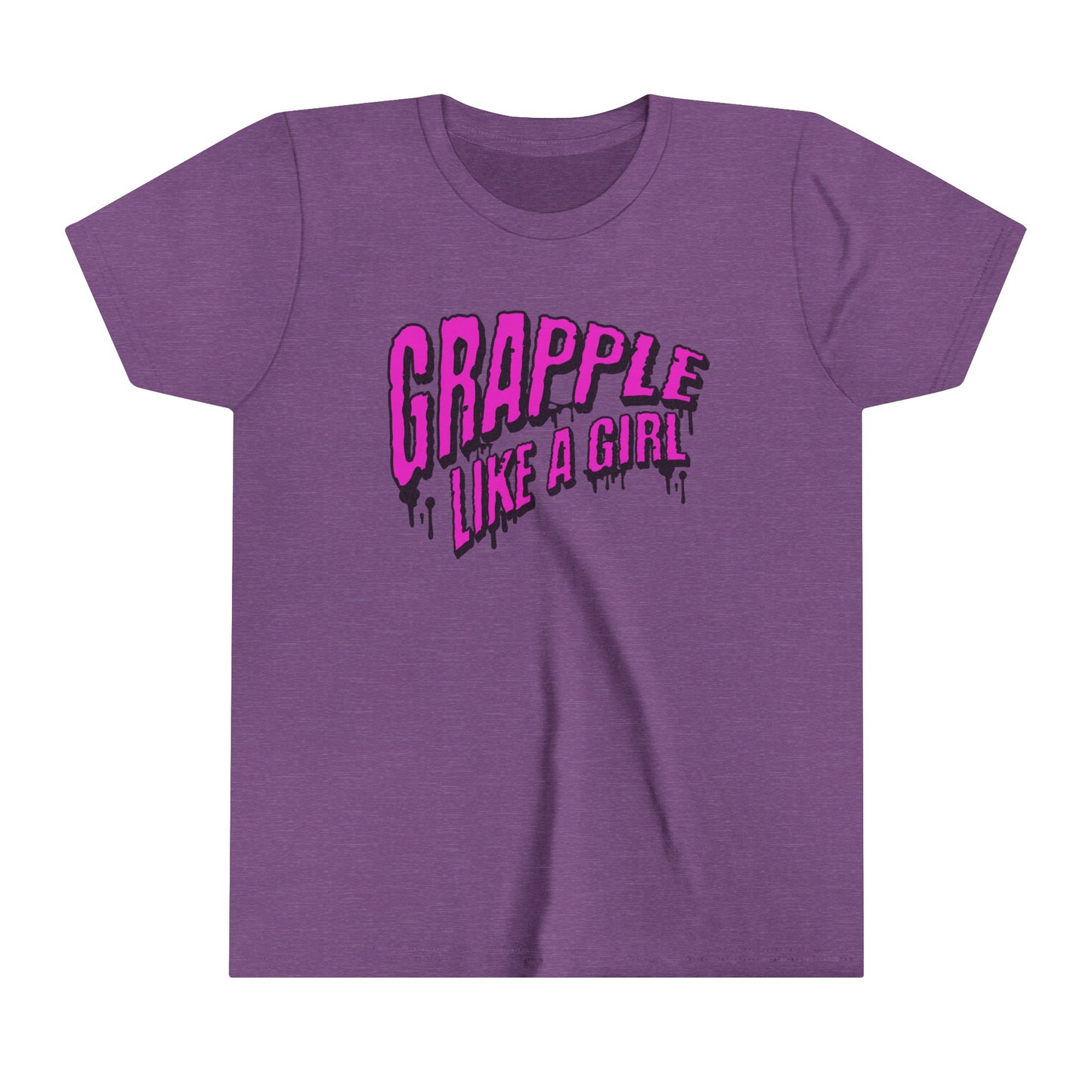 Grapple like a Girl Slime Youth Short Sleeve Tee