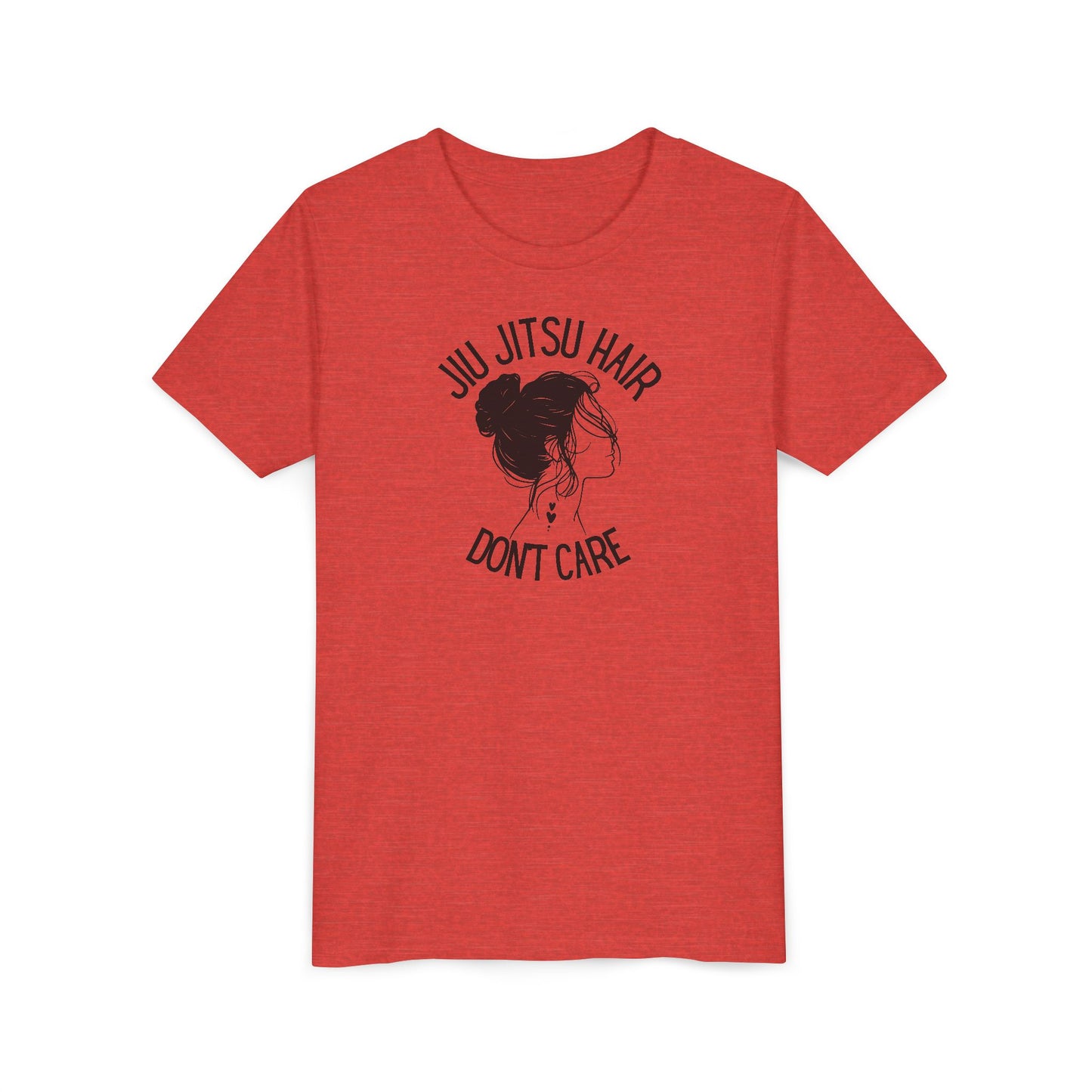 Grapple like a Girl Youth Short Sleeve Tee - Jiu Jitsu Hair Dont’t Care