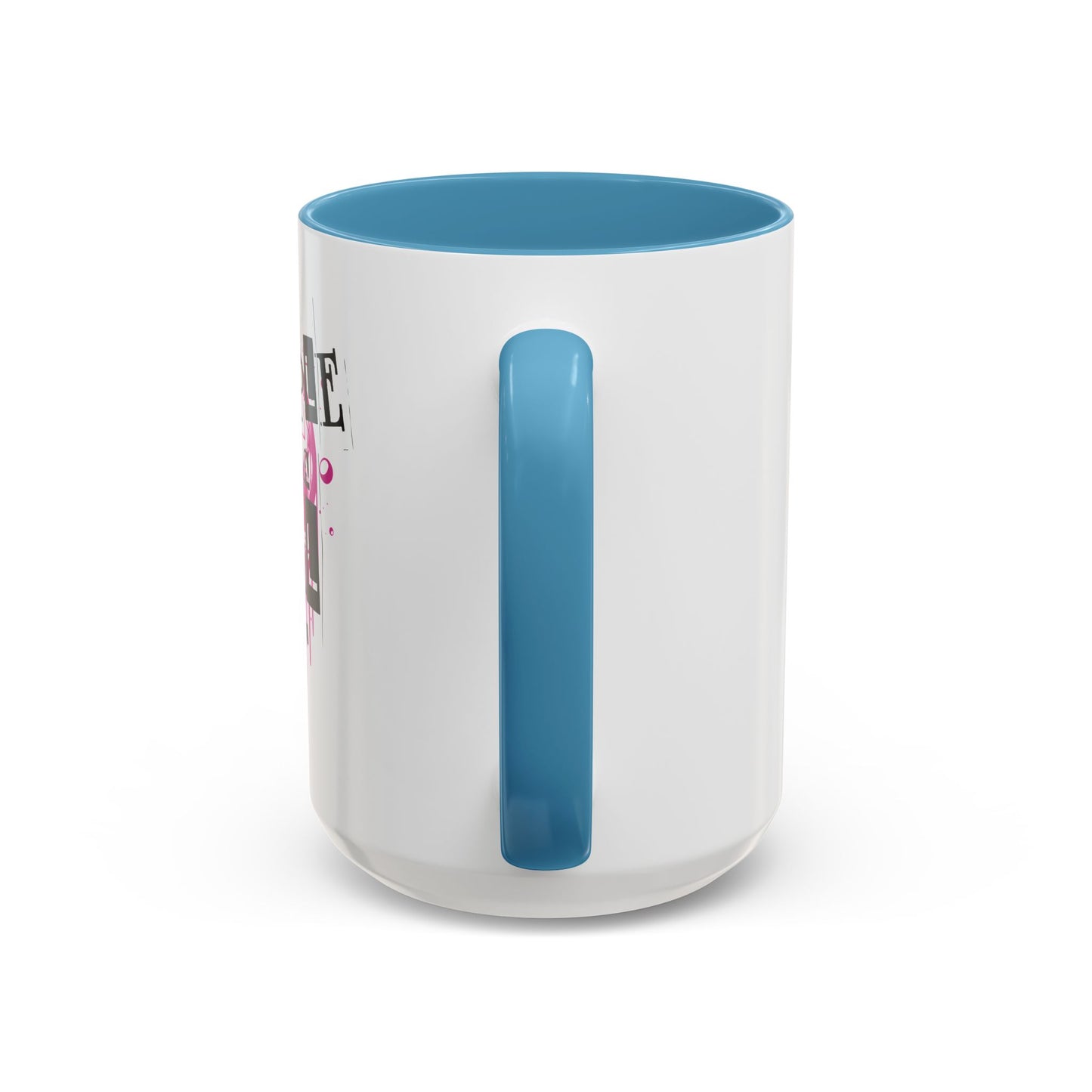 Grapple Like a Girl Accent Coffee Mug