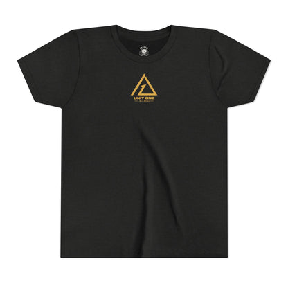 Custom Unisex Unit One T-Shirt - Youth, Gold Logo