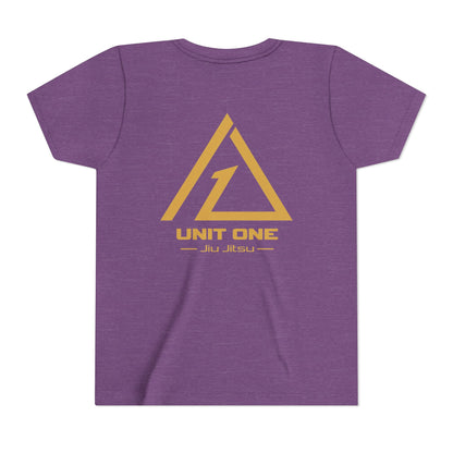 Custom Unisex Unit One T-Shirt - Youth, Gold Logo
