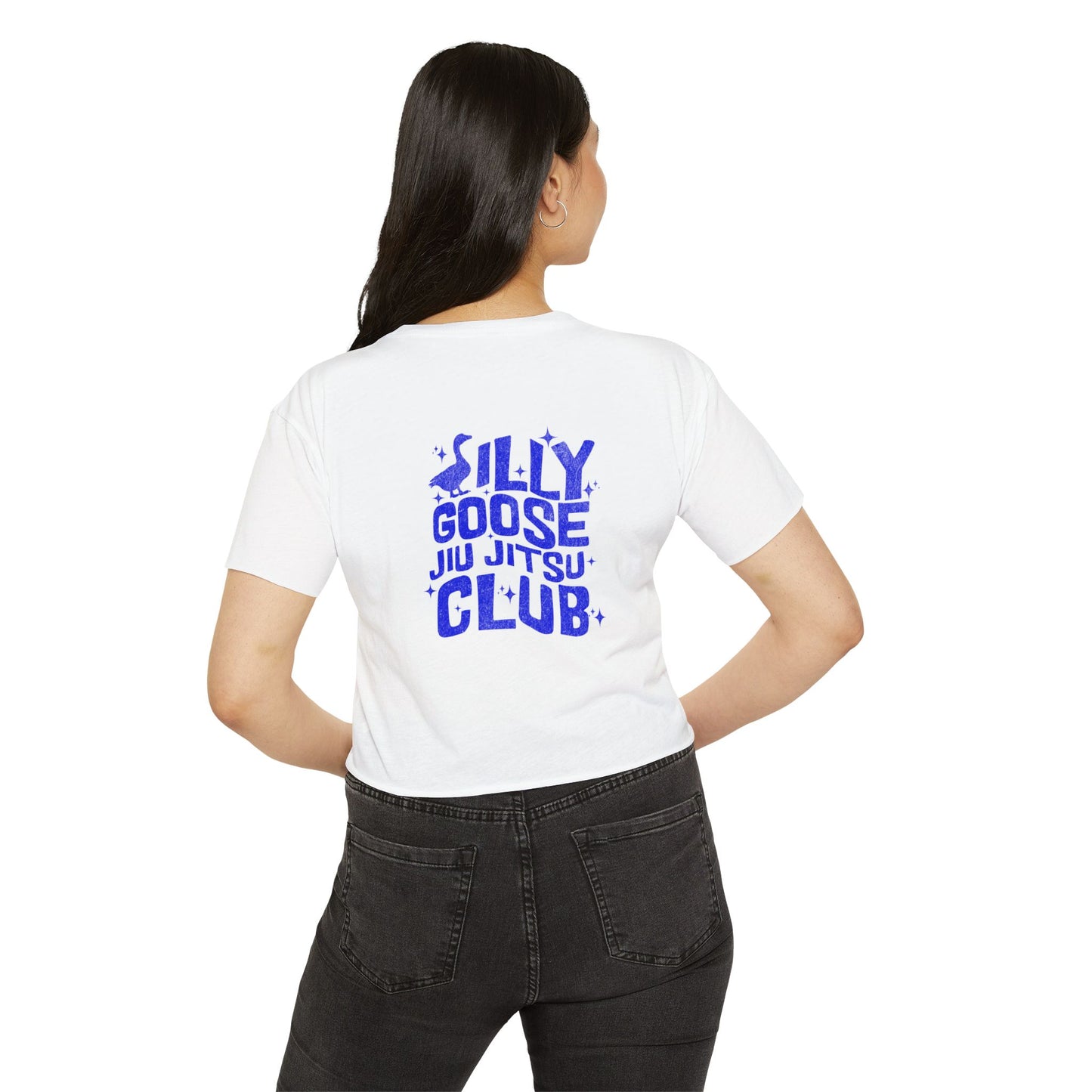 Grapple like a Girl Crop Top - Silly Goose Jiu Jitsu Club