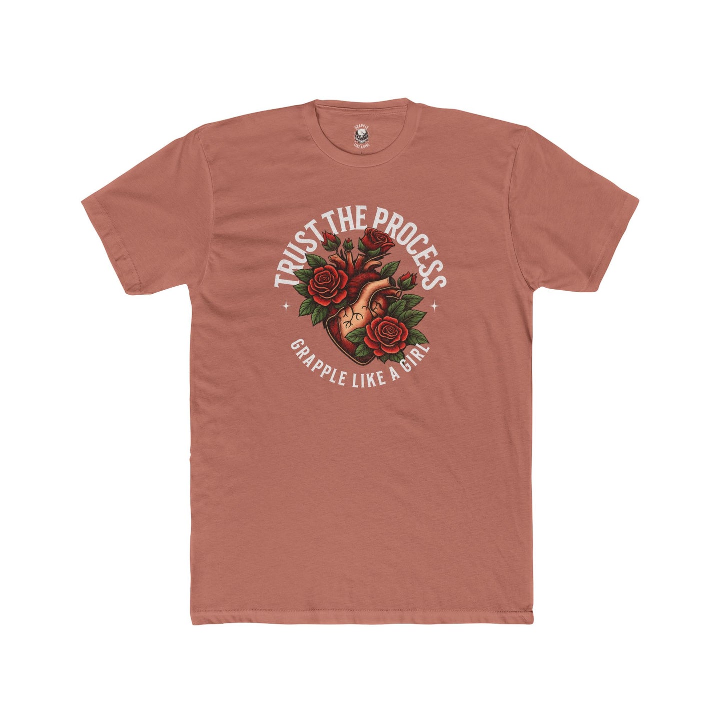 Grapple like a Girl Unisex Cotton T-shirt - Trust the Process