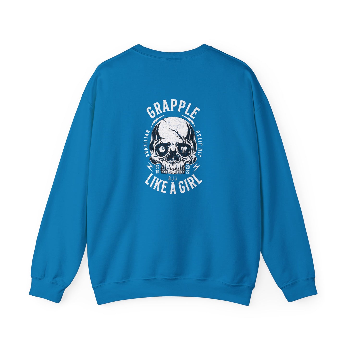 BJJ Grapple like a Girl Women's Crewneck Sweater - Sorry, can't. Jiu Jitsu, bye.