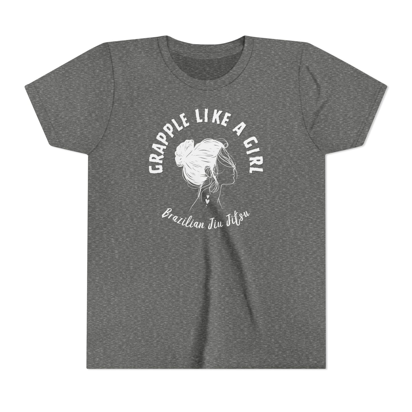 Grapple like a Girl Youth Short Sleeve Tee - OG Grapple like a Girl Logo