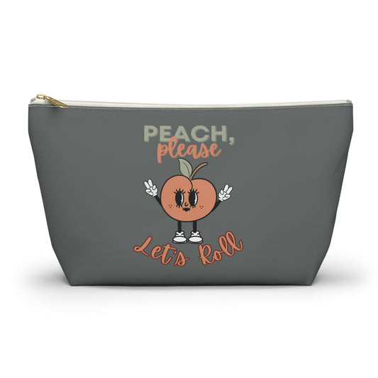 Peach, Please Let's Roll Women's BJJ Multipurpose Makeup Bag