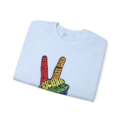 BJJ Submission Peace Sign Jiu Jitsu Crewneck Sweater
