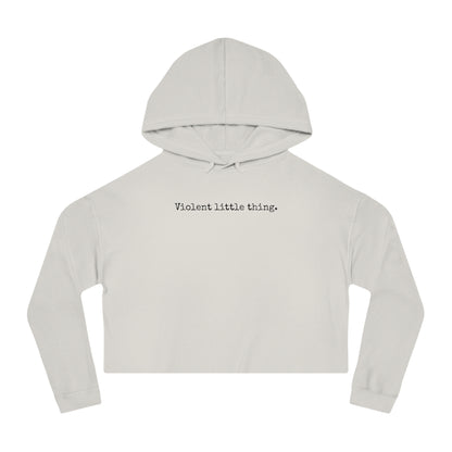 Grapple like a Girl Cropped Hoodie - Violent little thing