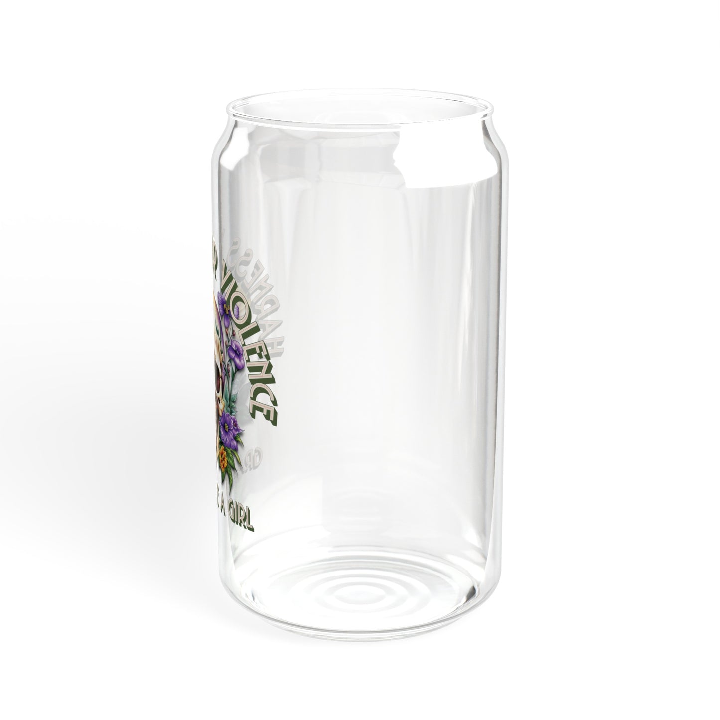 Women's BJJ Harness Your Violence Glass Cup