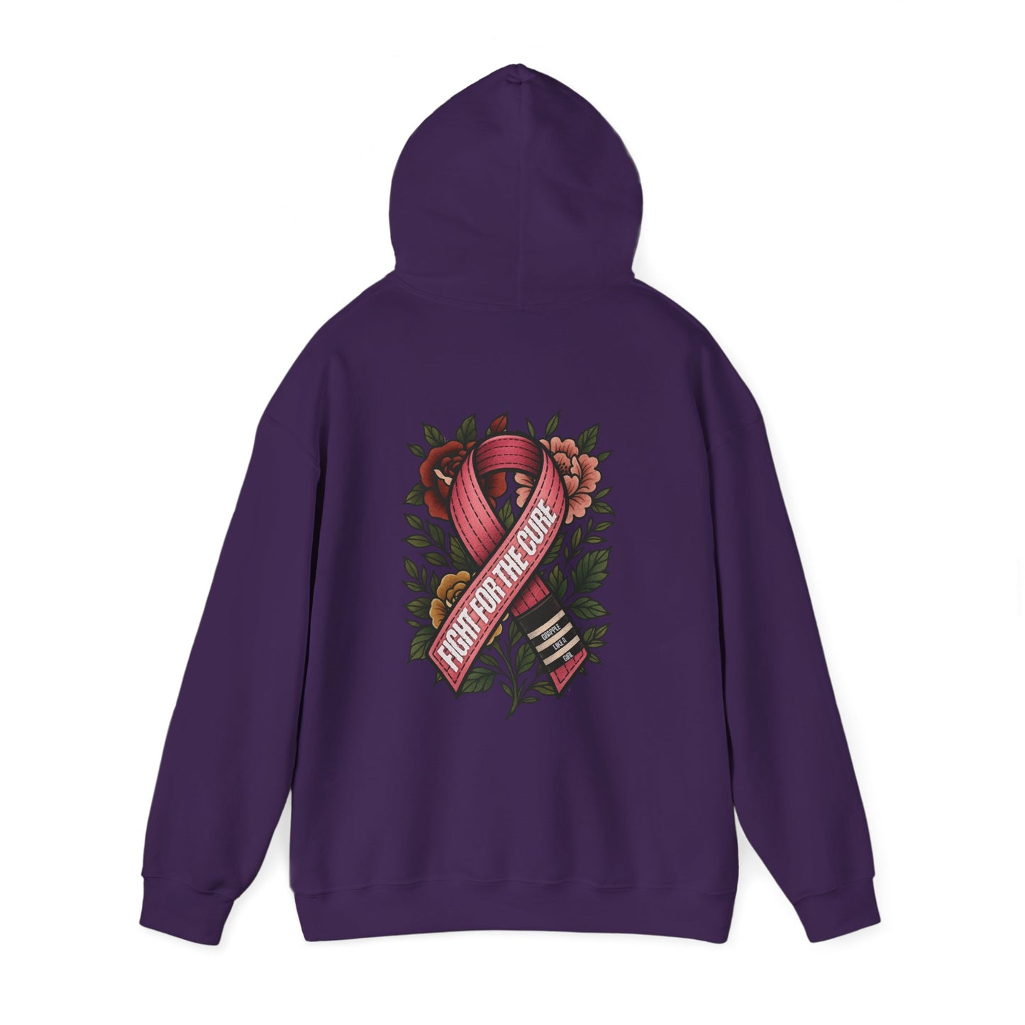 Women's BJJ Hoodie - Fight for the Cure, Breast Cancer Awareness