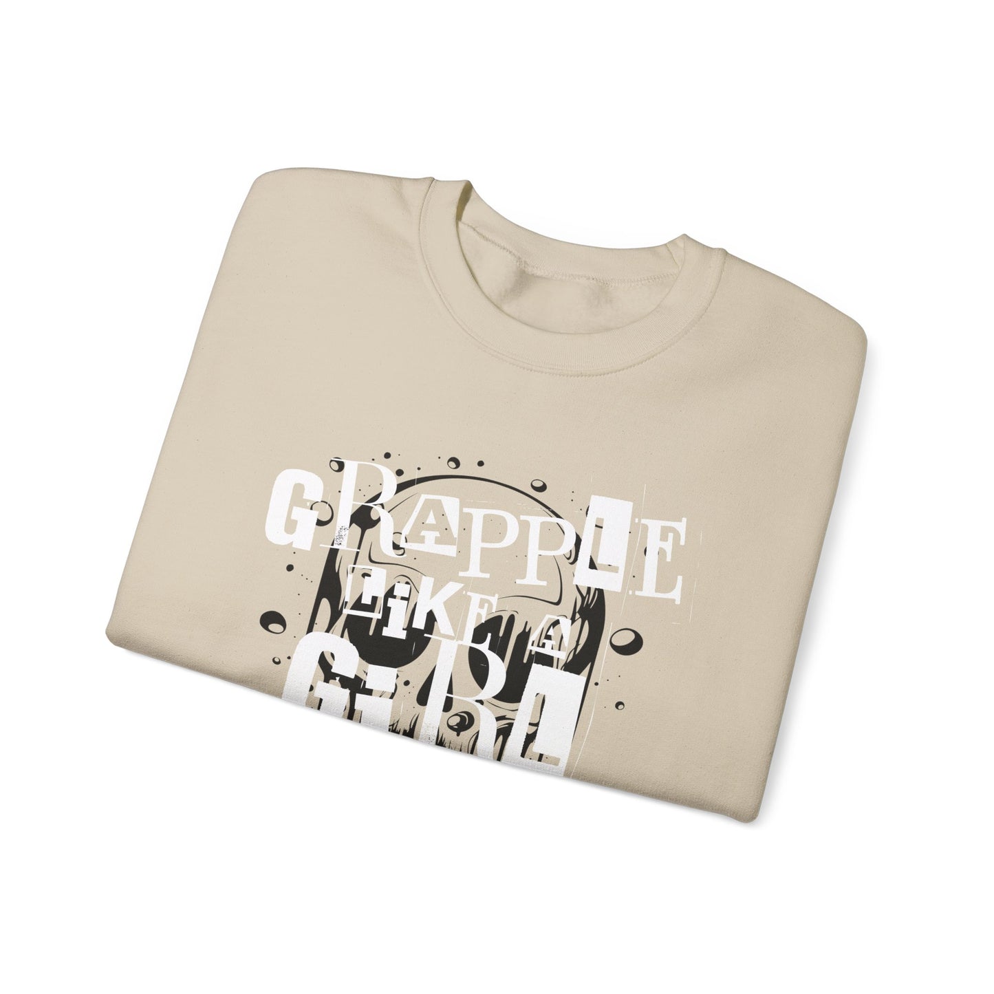 Women's BJJ Grapple Like a Girl Crewneck Sweater