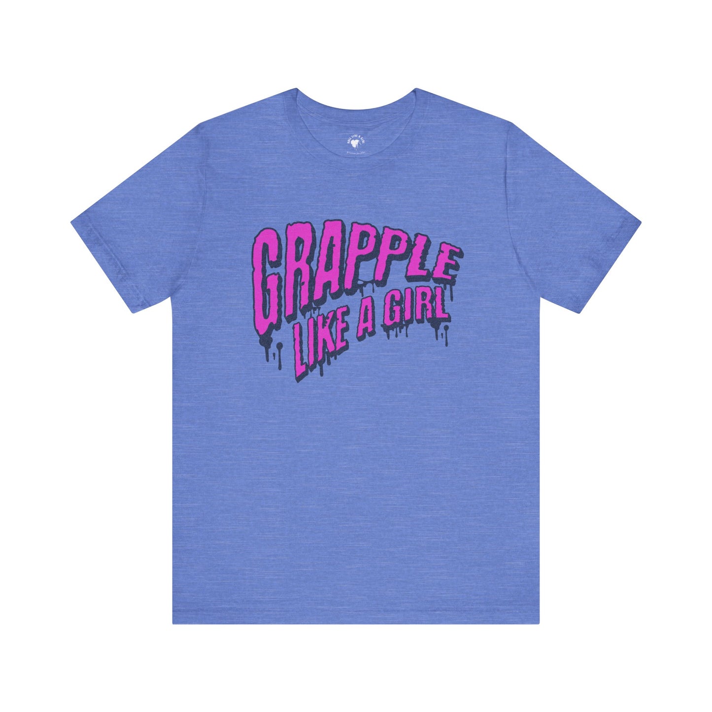 Women's Grapple like a Girl Slime Jiu Jitsu T-shirt