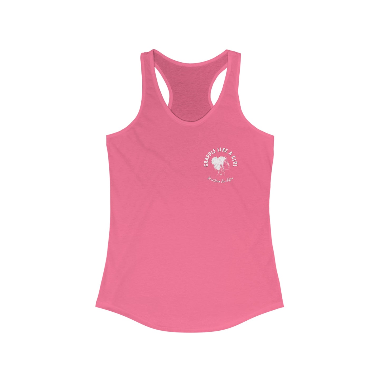 Women's Grapple like a Girl Racerback Tank - Slap Bump Roll