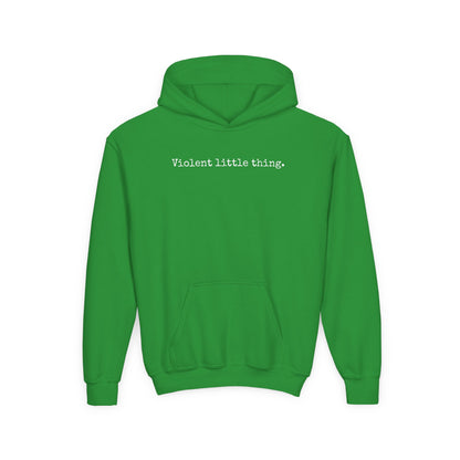 Youth Grapple like a Girl BJJ Skull Jiu Jitsu Hoodie - Violent little thing.