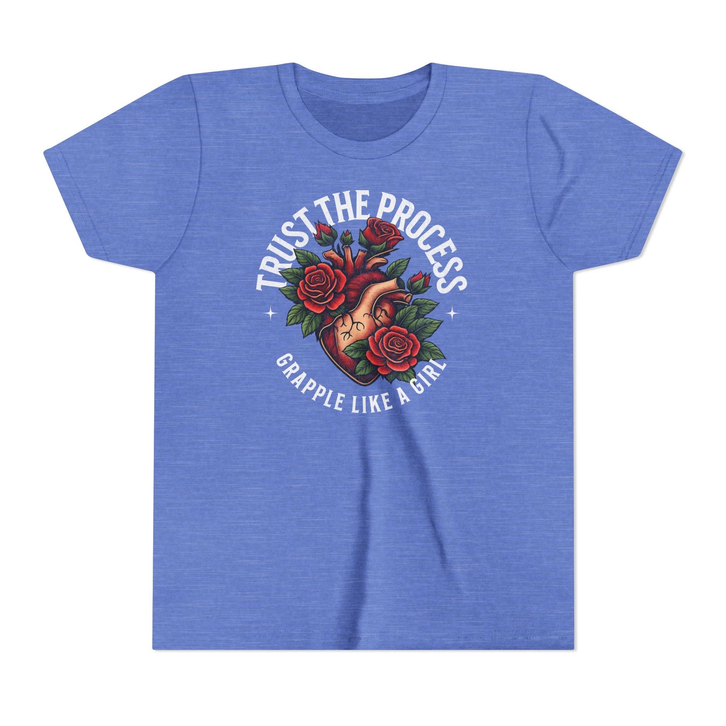 Grapple like a Girl Youth Short Sleeve Tee - Trust the Process
