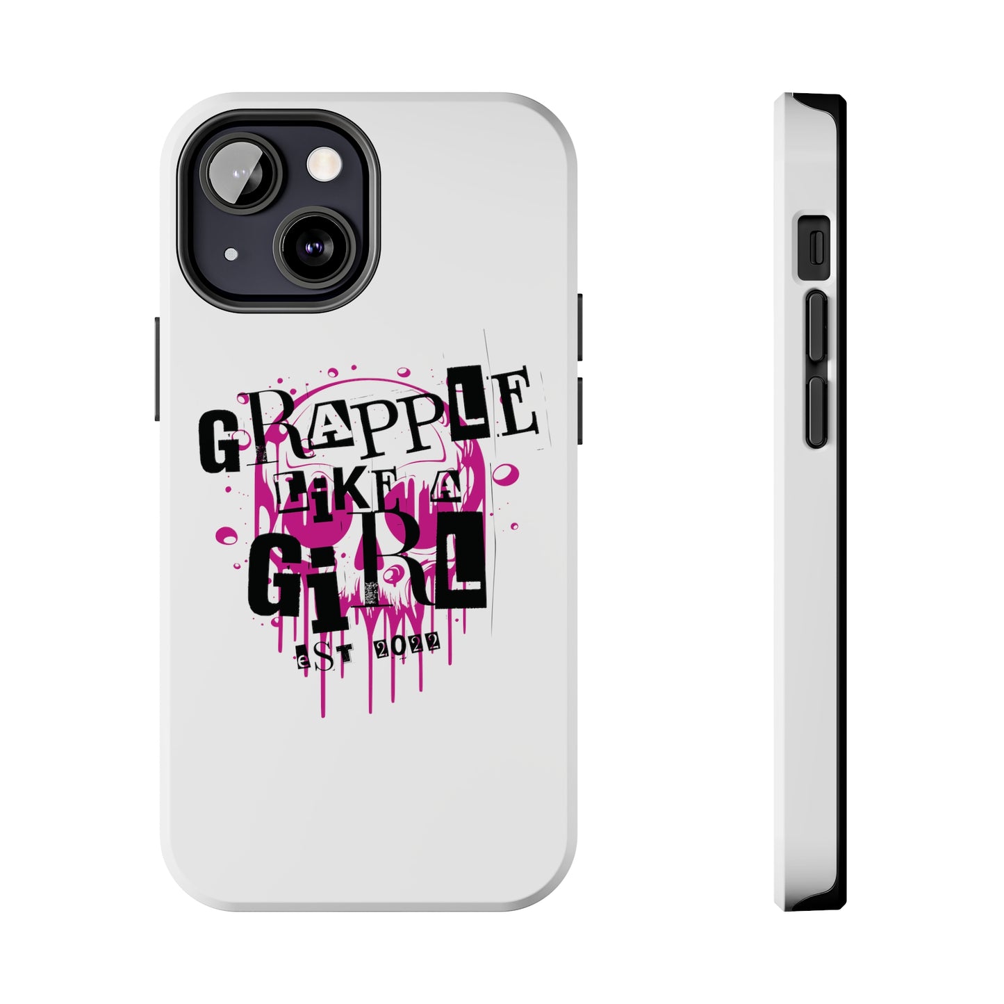 Women's BJJ Grapple Like a Girl Jiu Jitsu Tough iPhone Cases