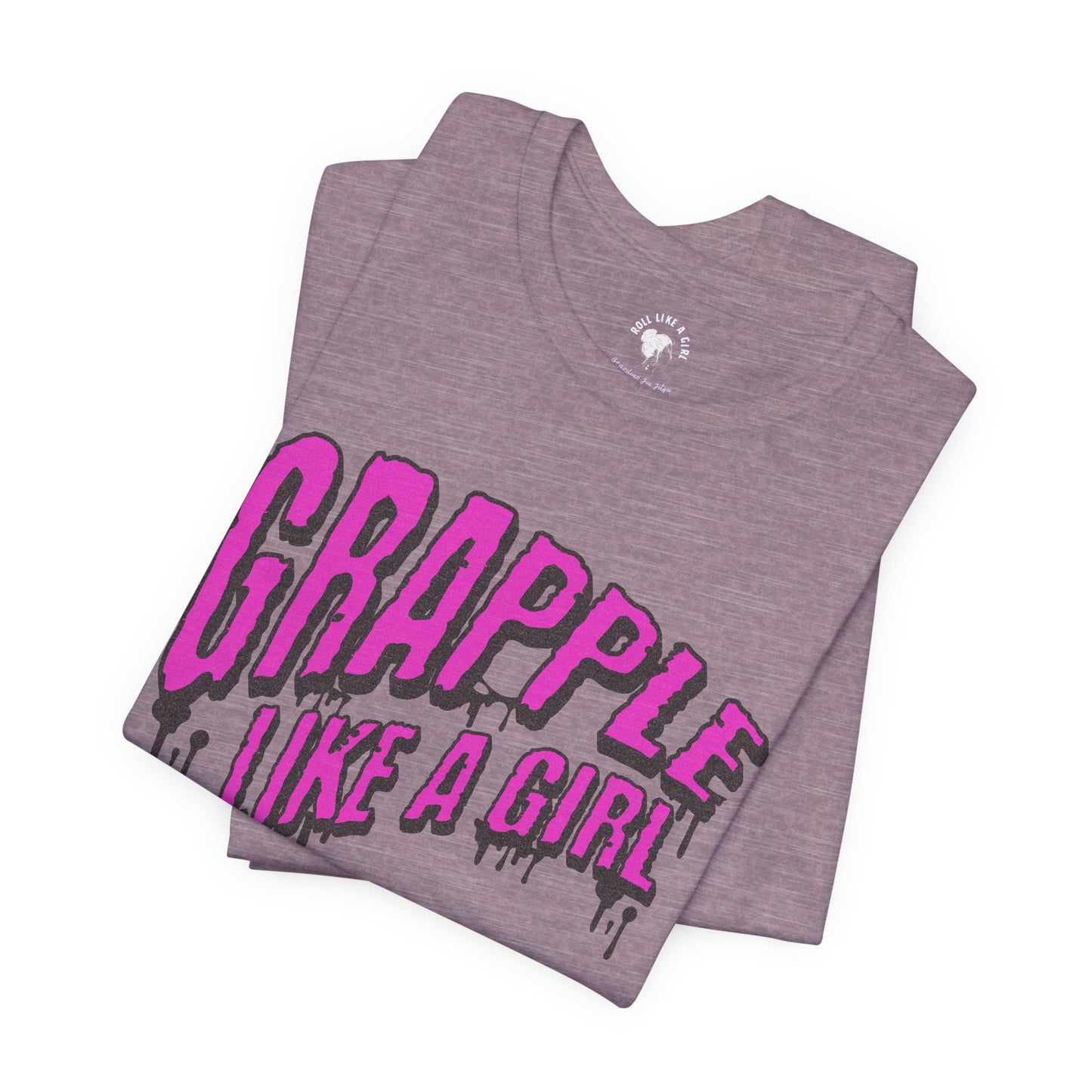 Women's Grapple like a Girl Slime Jiu Jitsu T-shirt