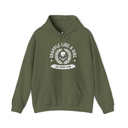 Women's Grapple like a Girl BJJ Hoodie - GLG Jiu Jitsu Club Collection