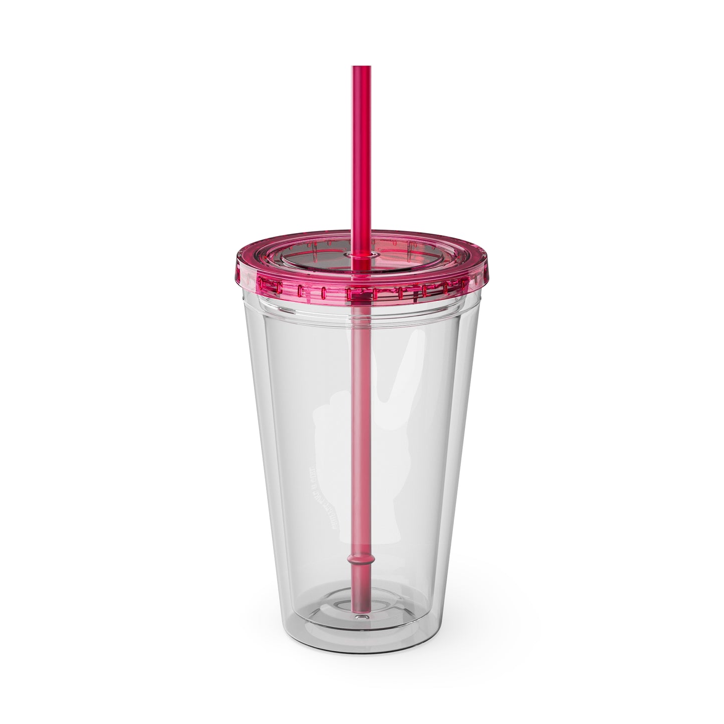 Submission Peace Sign BJJ Jiu Jitsu Acrylic Tumbler w/ Straw