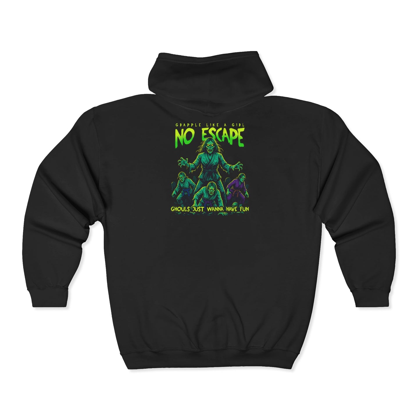 Grapple Like a Girl Zip-Up Hoodie - No Escape *Limited Edition*