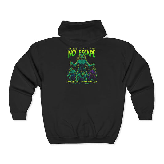 Grapple Like a Girl Zip-Up Hoodie - No Escape *Limited Edition*