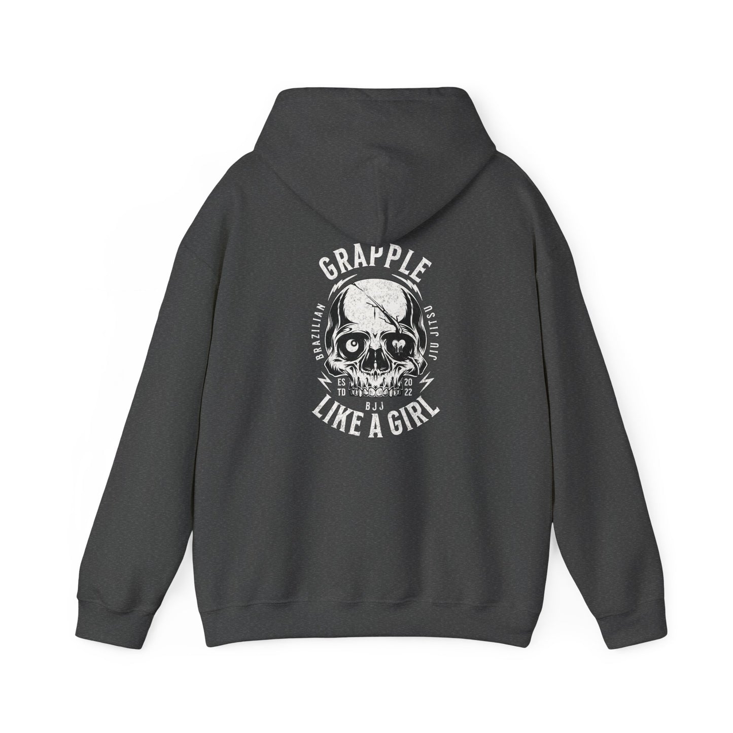 Women's Grapple like a Girl BJJ Hoodie - You had me at leglock
